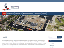 Tablet Screenshot of museumhavenwillemsoord.nl